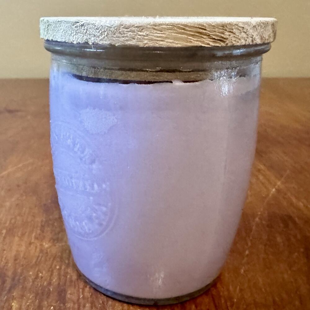 Swan Creek Lavender & Lemongrass Soy Candle 10.5 Oz Wood Lid 50+ Hrs Jar